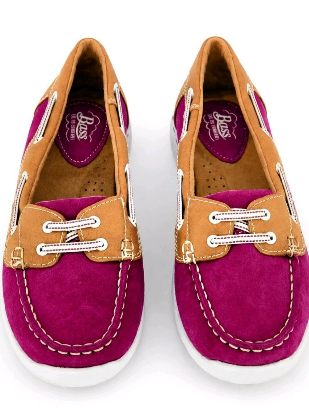 BASS 6½ Deck Shoes Revived! SAME Comfort + Artsy Bold RETRO FLAIR 80s MEET 00's! - Picture 8 of 15